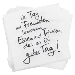 NANU-NANA Küche*Serviette Guter Tag, 20 Stück