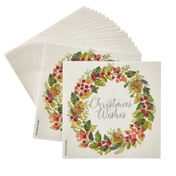 NANU-NANA Weihnachtsdeko*Serviette Kranz, 20 Stück