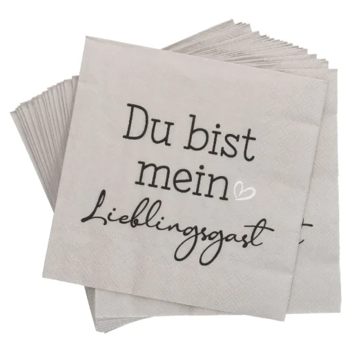 NANU-NANA Küche*Serviette Lieblingsgast, 20 Stück