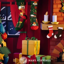 NANU-NANA Geschenkideen|Fashion*Socken Xmas, Nussknacker, Gr. 39-42