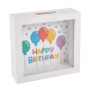 NANU-NANA Deko-Objekte*Spardose Birthday, 12 Cm