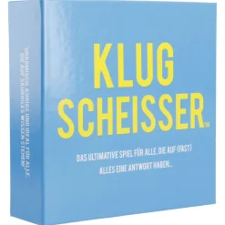NANU-NANA Spiele|Weihnachtsgeschenke*Spiel Klugscheisser, Wissensquiz/blau