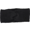 NANU-NANA Fashion*Stirnband Melange Mit Knoten, Schwarz