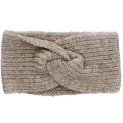 NANU-NANA Shop The Geschenk|Fashion*Stirnband Melange Mit Knoten, Beige