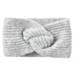 NANU-NANA Fashion*Stirnband Melange Mit Knoten, Hellgrau