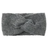 NANU-NANA Fashion*Stirnband Melange Mit Knoten, Dunkelgrau