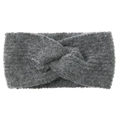 NANU-NANA Fashion*Stirnband Melange Mit Knoten, Dunkelgrau