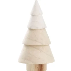 NANU-NANA Shop The Look Xmas|Weihnachtsdeko*Tanne Stufen, Natur/breit, 13 Cm