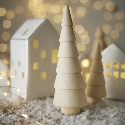 NANU-NANA Shop The Look Xmas|Weihnachtsdeko*Tanne Stufen, Natur/schmal, 15 Cm