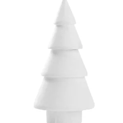 NANU-NANA Shop The Look Xmas|Weihnachtsdeko*Tanne Stufen, Weiß/breit, 13 Cm