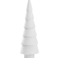 NANU-NANA Shop The Look Xmas|Weihnachtsdeko*Tanne Stufen, Weiß/schmal, 15 Cm