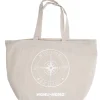 NANU-NANA Fashion*Tasche , Kompass, Natur, 60 X 37 Cm