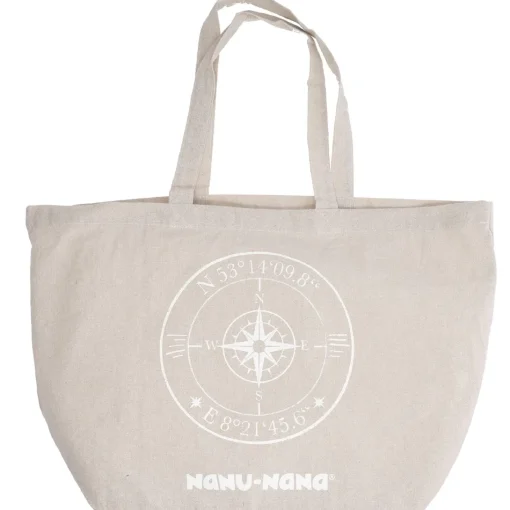 NANU-NANA Fashion*Tasche , Kompass, Natur, 60 X 37 Cm