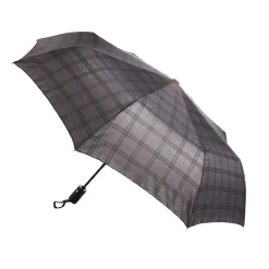 NANU-NANA Reisen|Outdoor & Garten*Taschenschirm Karo, Grau