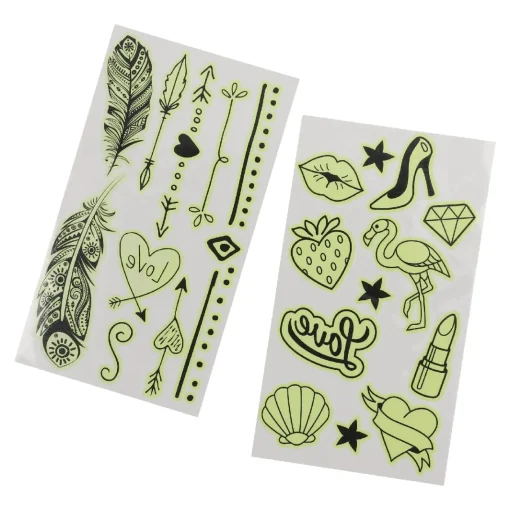 NANU-NANA Geschenkideen*Tattoo-Set Glow, Mädchen
