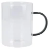 NANU-NANA Küche*Teeglas Boro, Farbhenkel/dunkelgrau, 400 Ml