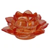 NANU-NANA Kerzen & Kerzenständer|Windlichter & Laternen*Teelichthalter Lotus, Orange, 11 X 5.5 Cm