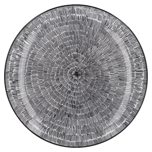 NANU-NANA Küche*Teller Malina, No. 1/Striche, 26 Cm
