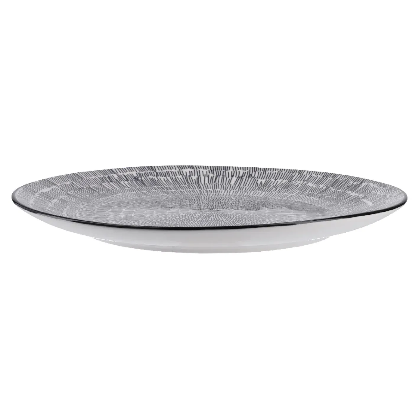 NANU-NANA Küche*Teller Malina, No. 1/Striche, 26 Cm