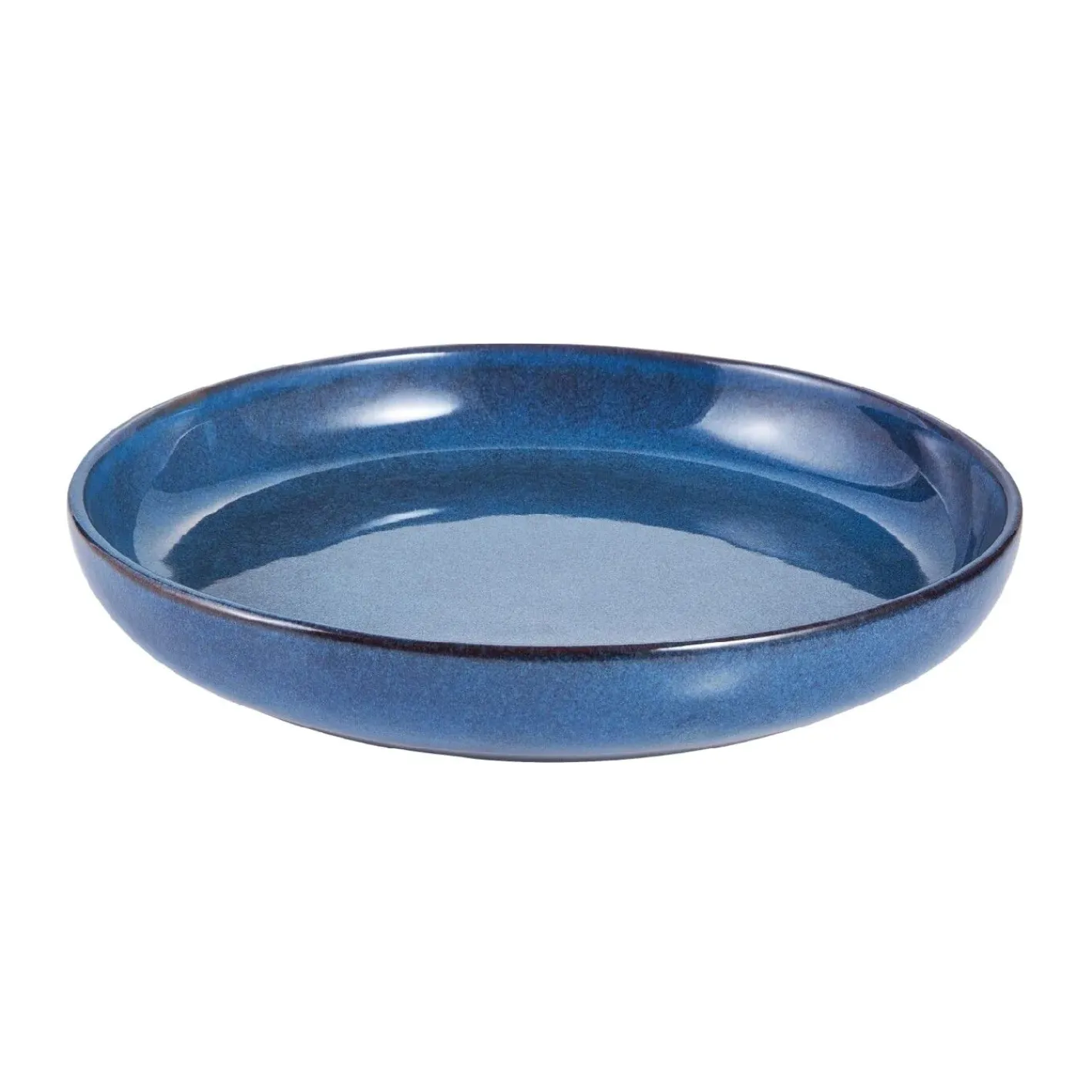 NANU-NANA Küche*Teller Poke, Blau, 22 Cm