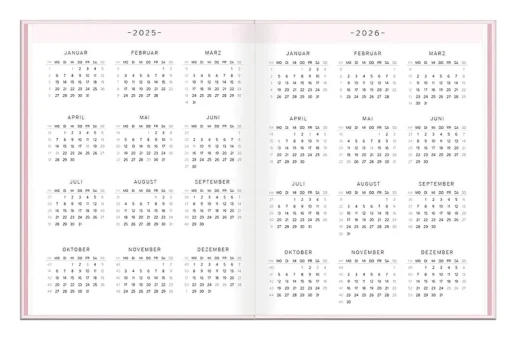 NANU-NANA Kalender & Planer*Terminplaner Lady, 2025, Mein Happiness-Planer