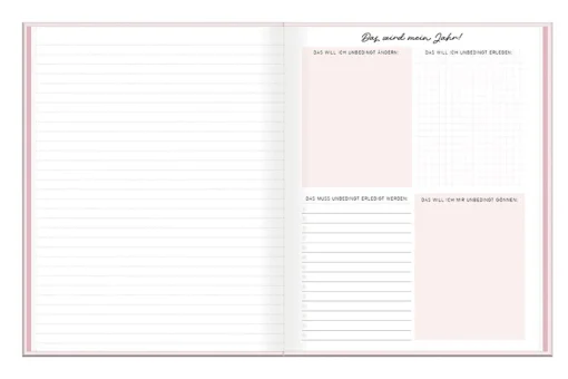 NANU-NANA Kalender & Planer*Terminplaner Lady, 2025, Mein Happiness-Planer