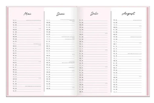 NANU-NANA Kalender & Planer*Terminplaner Lady, 2025, Mein Happiness-Planer