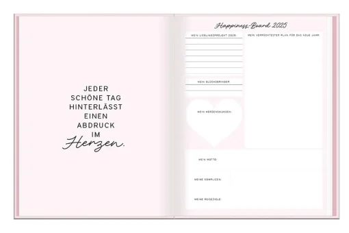 NANU-NANA Kalender & Planer*Terminplaner Lady, 2025, Mein Happiness-Planer