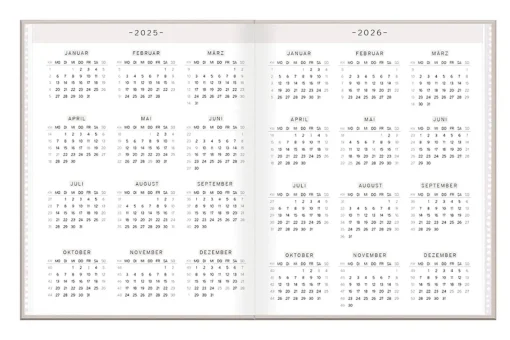 NANU-NANA Kalender & Planer*Terminplaner Lady, 2025, Neues Jahr Neues Ich