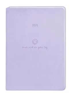 NANU-NANA Kalender & Planer|Weihnachtsgeschenke*Terminplaner Lederlook, 2025, Flieder