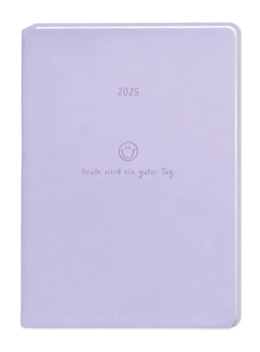 NANU-NANA Kalender & Planer|Weihnachtsgeschenke*Terminplaner Lederlook, 2025, Flieder
