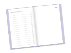 NANU-NANA Kalender & Planer|Weihnachtsgeschenke*Terminplaner Lederlook, 2025, Flieder
