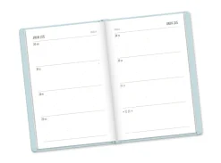 NANU-NANA Kalender & Planer|Weihnachtsgeschenke*Terminplaner Lederlook, 2025, Hellblau