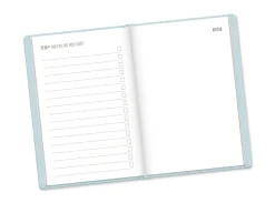 NANU-NANA Kalender & Planer|Weihnachtsgeschenke*Terminplaner Lederlook, 2025, Hellblau