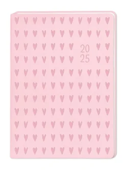 NANU-NANA Kalender & Planer|Weihnachtsgeschenke*Terminplaner Lederlook, 2025, Rosa