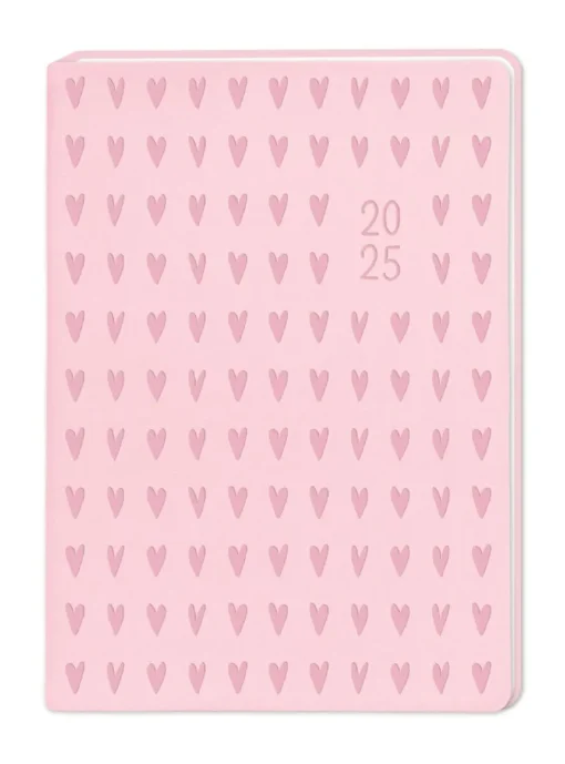 NANU-NANA Kalender & Planer|Weihnachtsgeschenke*Terminplaner Lederlook, 2025, Rosa
