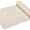 NANU-NANA Tischdeko*Tischläufer Anthea, Beige/weiß