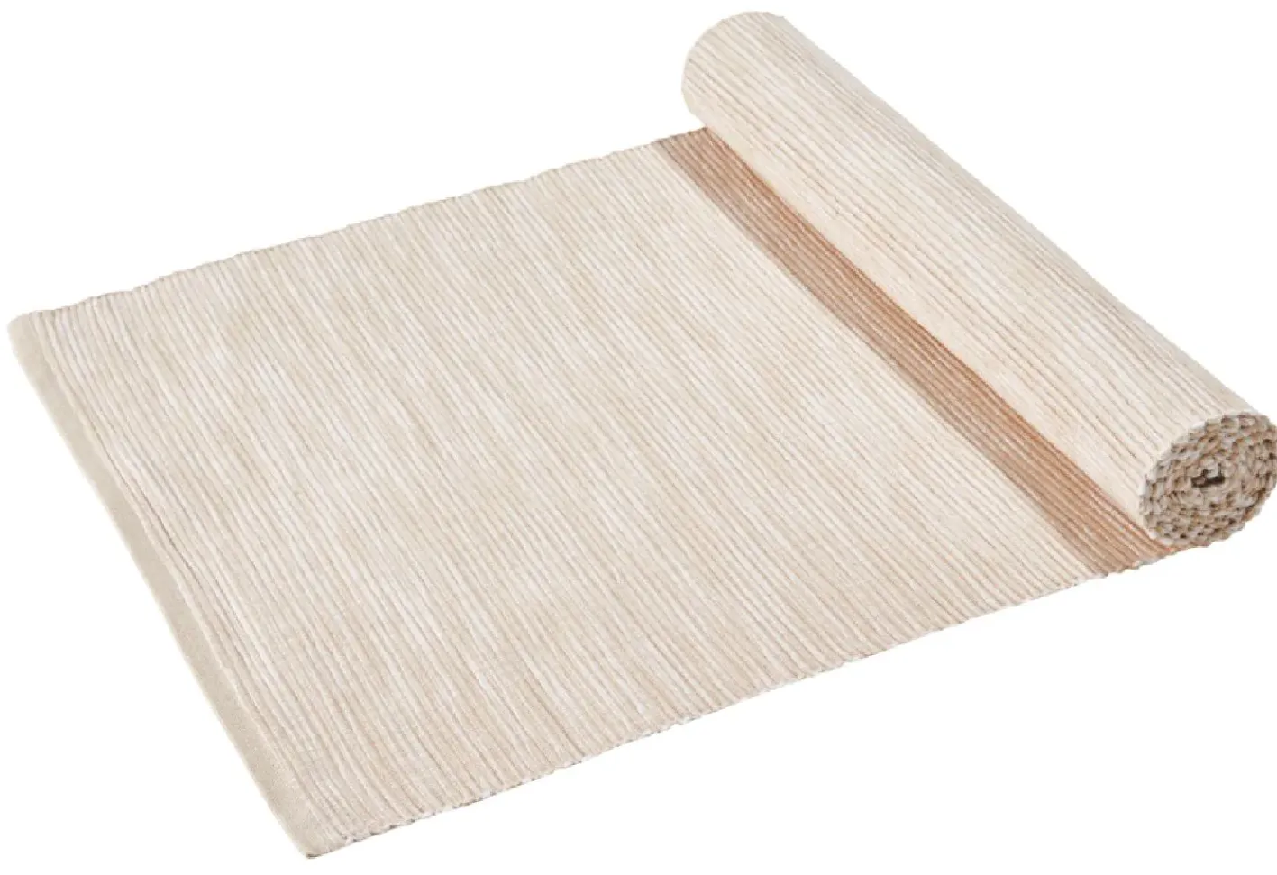 NANU-NANA Tischdeko*Tischläufer Anthea, Beige/weiß