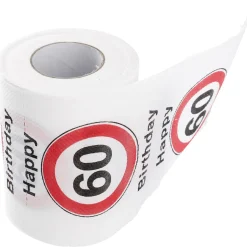 NANU-NANA Geburtstag|Geschenkideen*Toilettenpapier Birthday, 60 Jahre, 24 Meter