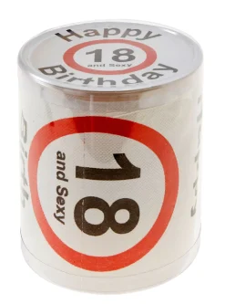NANU-NANA Geburtstag|Geschenkideen*Toilettenpapier Birthday, 18 Jahre, 24 Meter