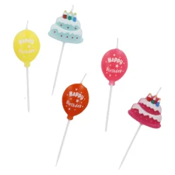 NANU-NANA Geburtstag*Tortenkerze Geburtstag, Ballons/Torten