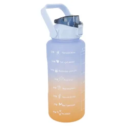 NANU-NANA Küche*Trinkflasche Motivation, Blau-orange, 2 L