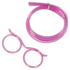 NANU-NANA Geburtstag|Geschenkideen*Trink-Schlauch Brille, Rosa