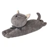 NANU-NANA Deko-Objekte*Türstopper Katze, Liegend/dunkelgrau, 38 Cm