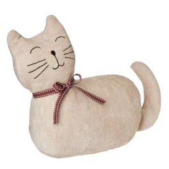 NANU-NANA Deko-Objekte*Türstopper Katze, Stehend/creme, 32 X 25 Cm