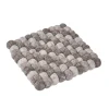 NANU-NANA Küche|Tischdeko*Untersetzer Filzkugeln,eckig, Taupe Mix, 18 Cm