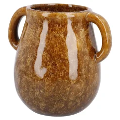 NANU-NANA Vasen & Kunstblumen|Herbstdeko*Vase Krug Mit Griffen, Braun, 14.5 Cm
