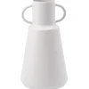 NANU-NANA Vasen & Kunstblumen*Vase Metall, Hoch/weiß, 19.5 Cm
