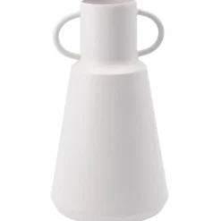 NANU-NANA Vasen & Kunstblumen*Vase Metall, Hoch/weiß, 19.5 Cm