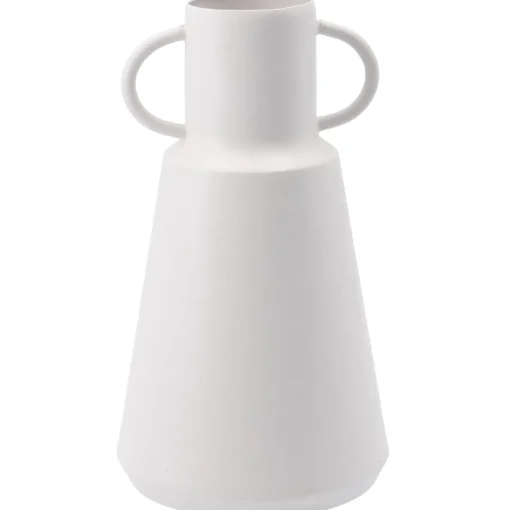 NANU-NANA Vasen & Kunstblumen*Vase Metall, Hoch/weiß, 19.5 Cm